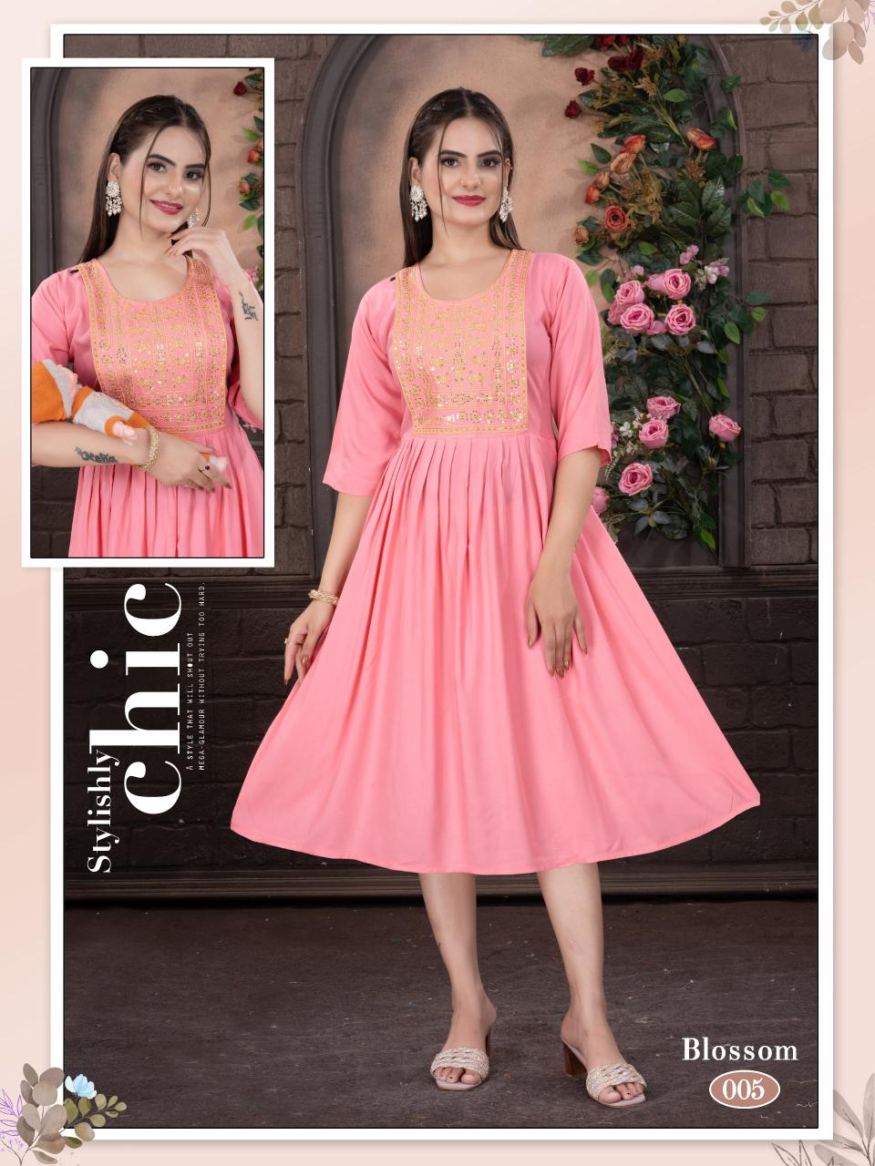 FT Blossom vol.0.1 catalog north indian style kurti