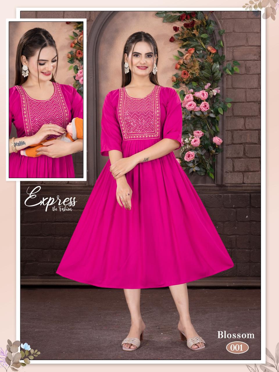 FT Blossom vol.0.1 catalog north indian style kurti