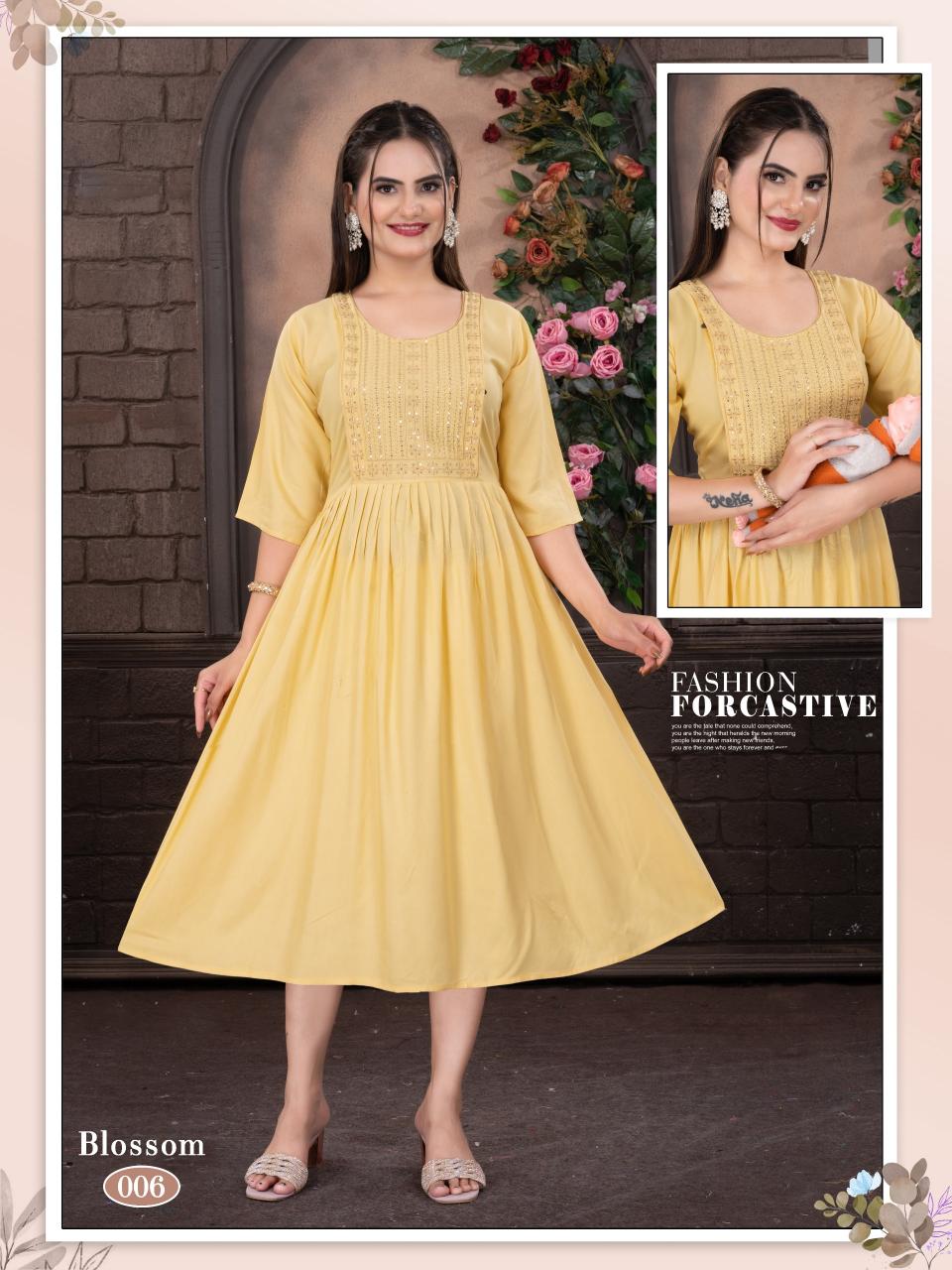 FT Blossom vol.0.1 catalog north indian style kurti