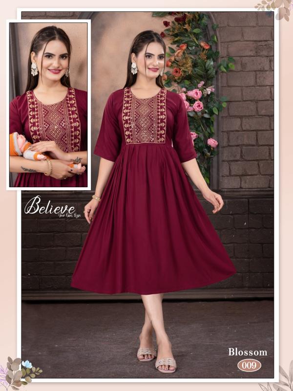 FT Blossom vol.0.1 catalog north indian style kurti