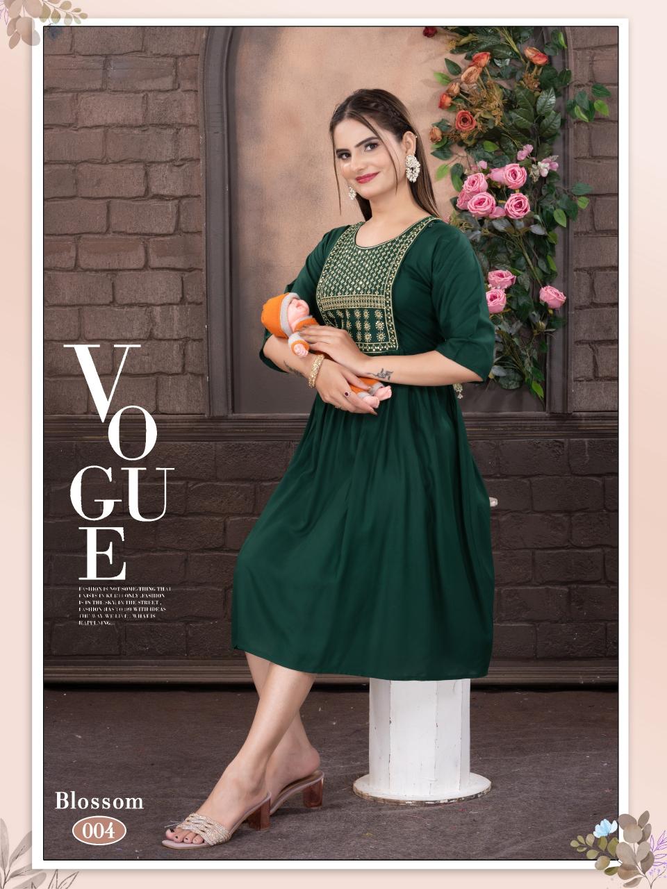 FT Blossom vol.0.1 catalog north indian style kurti