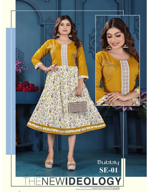FT Bubbly catalog branded kurtis in india