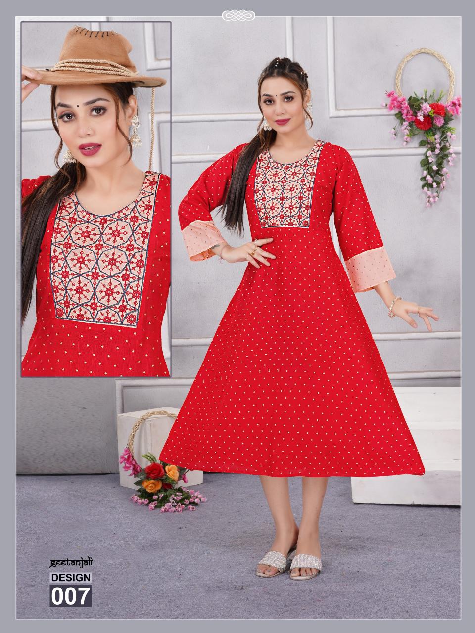 FT Geetanjali catalog indian kurtis dress