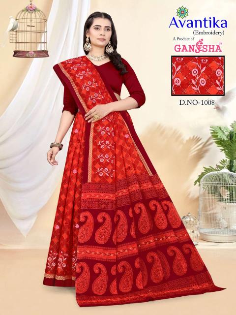 Ganesha Avantika Vol-01 – Cotton Saree - Wholesale Catalog