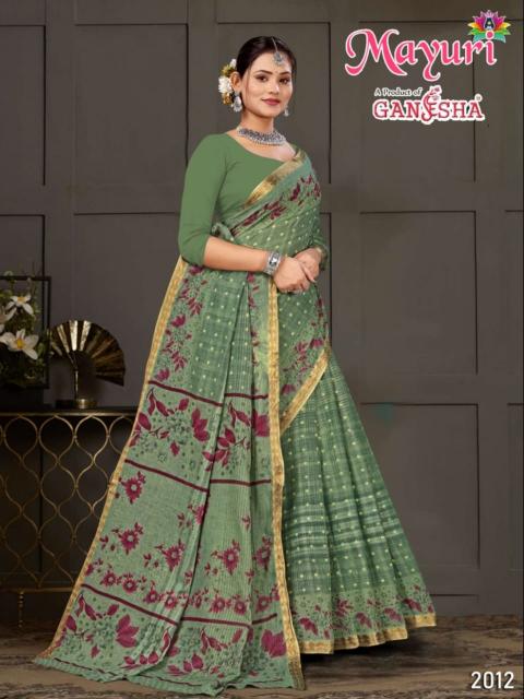 Ganesha Mayuri – Cotton Saree - Wholesale Catalog