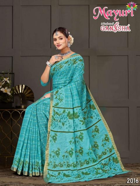 Ganesha Mayuri – Cotton Saree - Wholesale Catalog
