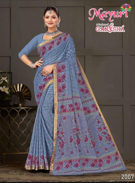 Ganesha Mayuri – Cotton Saree - Wholesale Catalog