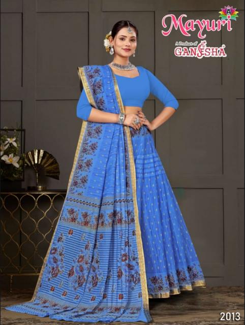 Ganesha Mayuri – Cotton Saree - Wholesale Catalog