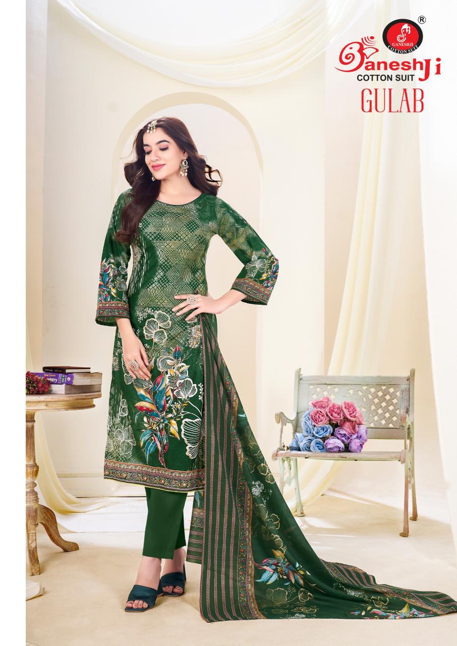 Ganeshji Gulab Vol-01 - Dress Material  - Wholesale Catalog