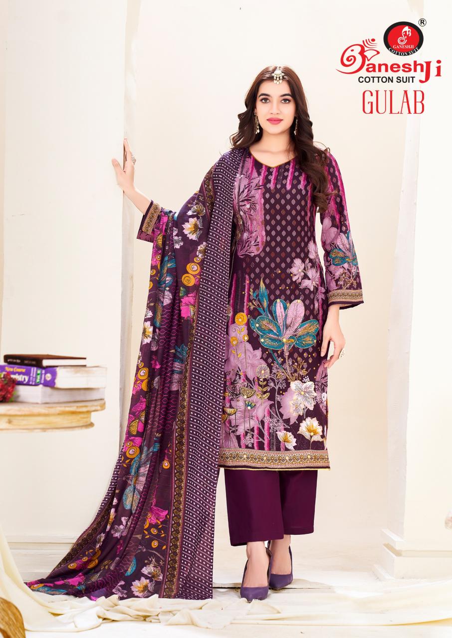 Ganeshji Gulab Vol-01 - Dress Material  - Wholesale Catalog