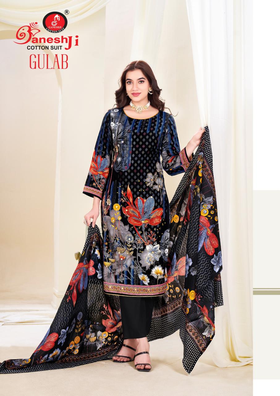 Ganeshji Gulab Vol-01 - Dress Material  - Wholesale Catalog