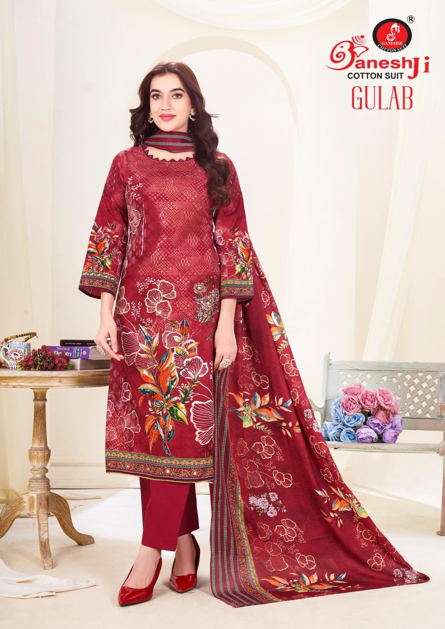 Ganeshji Gulab Vol-01 - Dress Material  - Wholesale Catalog