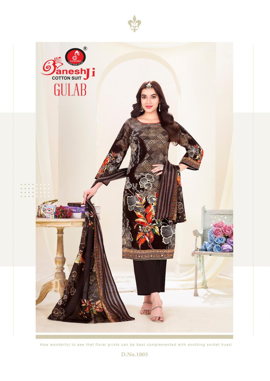 Ganeshji Gulab Vol-01 - Dress Material  - Wholesale Catalog