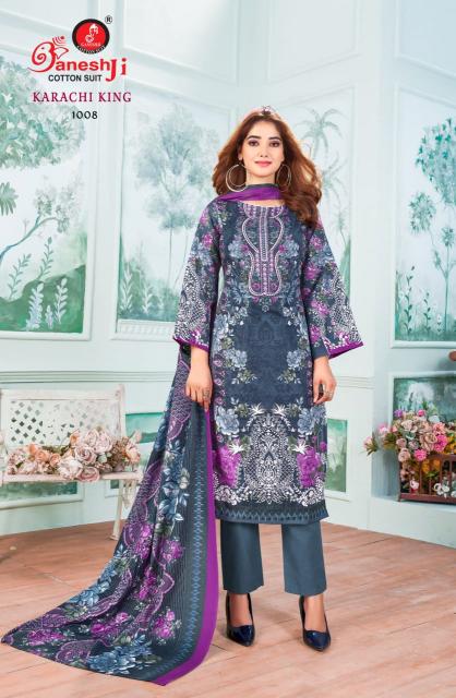 Ganeshji Karachi King Vol-01 - Karachi Dress Material  - Wholesale Catalog