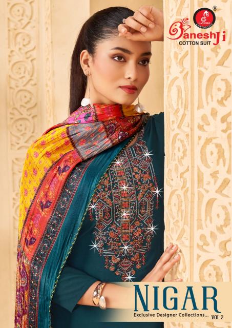 Ganeshji Nigar Vol-02 – Dress Material - Wholesale Catalog