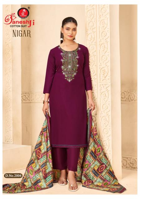 Ganeshji Nigar Vol-02 – Dress Material - Wholesale Catalog