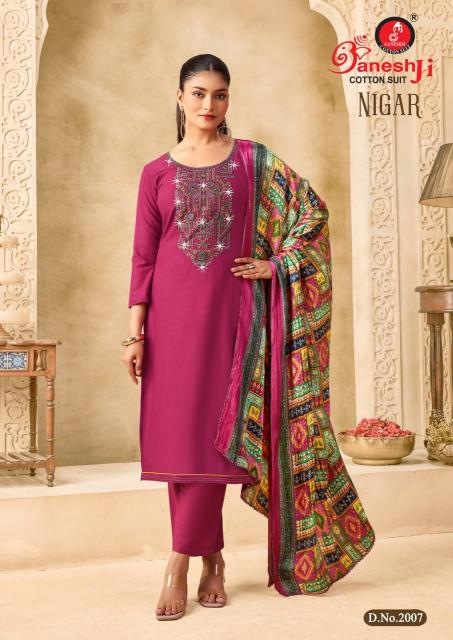 Ganeshji Nigar Vol-02 – Dress Material - Wholesale Catalog