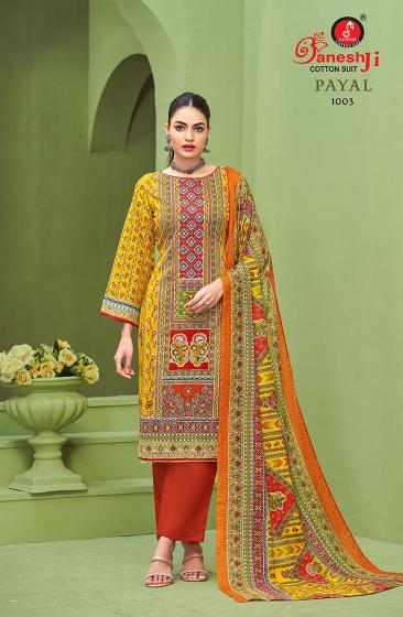 Ganeshji Payal Vol-1 – Karachi Dress Material - Wholesale Catalog