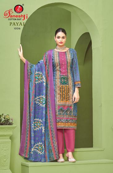 Ganeshji Payal Vol-1 – Karachi Dress Material - Wholesale Catalog