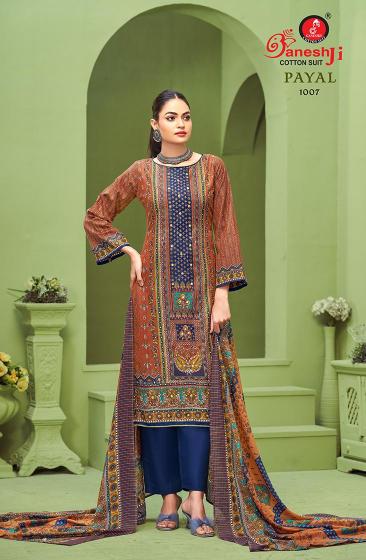 Ganeshji Payal Vol-1 – Karachi Dress Material - Wholesale Catalog