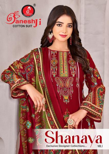 Ganeshji Shanaya Vol-1 – Dress Material - Wholesale Catalog