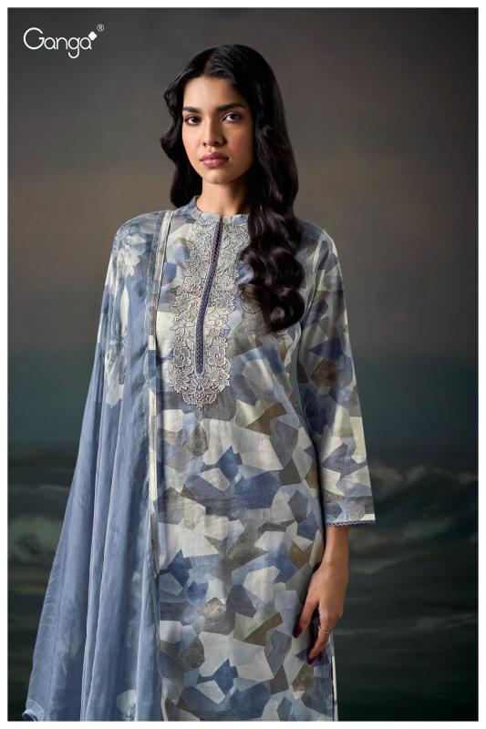 Ganga Aarvika 3587 catalog wholesale unstitched salwar kameez suppliers