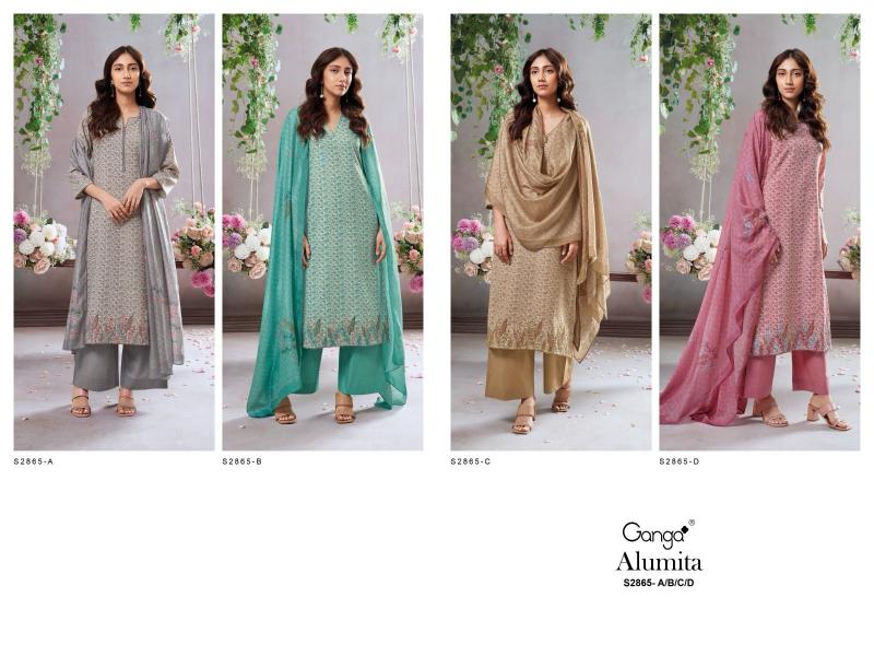 Ganga Alumita 2865 catalog online wholesale salwar kameez cod avaliable