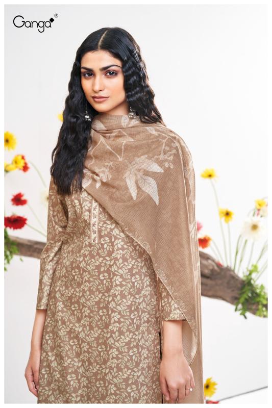 Ganga Bhavleen 3417 catalog unstitched heavy salwar kameez in jaipur wholesale with price