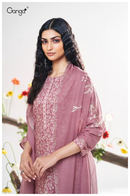 Ganga Bhavleen 3417 catalog unstitched heavy salwar kameez in jaipur wholesale with price