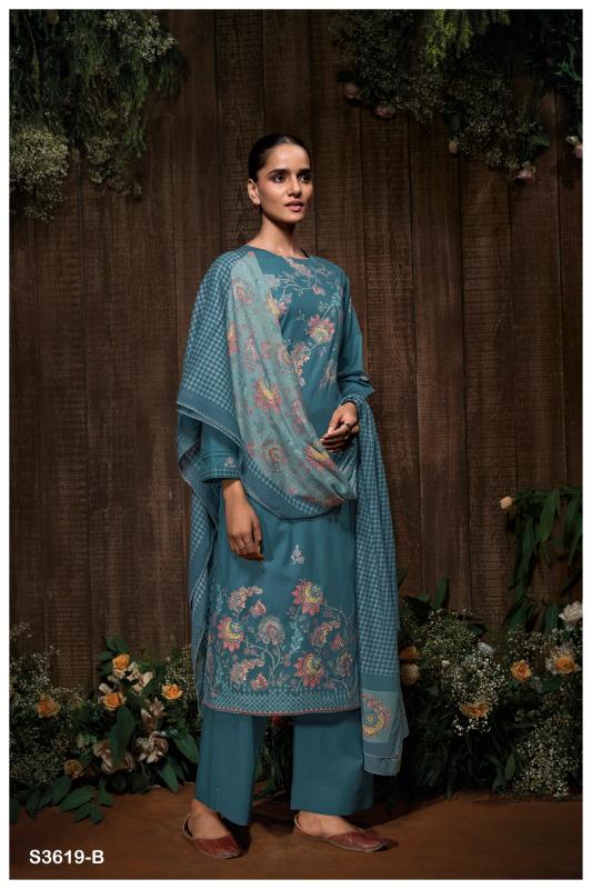 Ganga Bidita 3619 catalog traditional salwar kameez wholesale