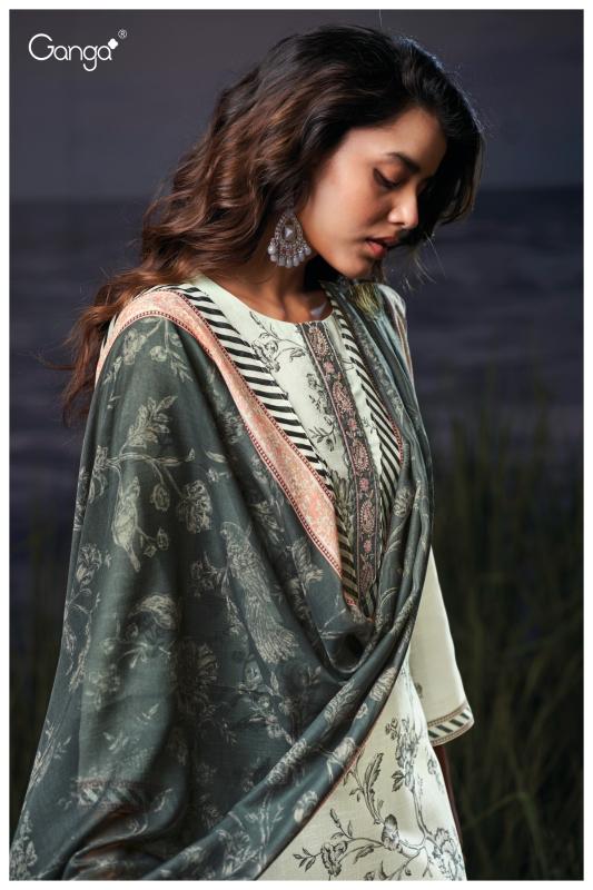 Ganga Charlotte 3549 catalog unstitched salwar kameez wholesale pakistan
