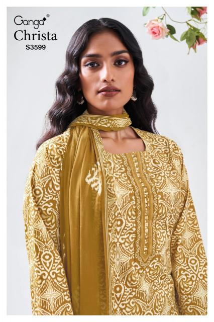 Ganga Christa 3599 catalog wholesale salwar kameez