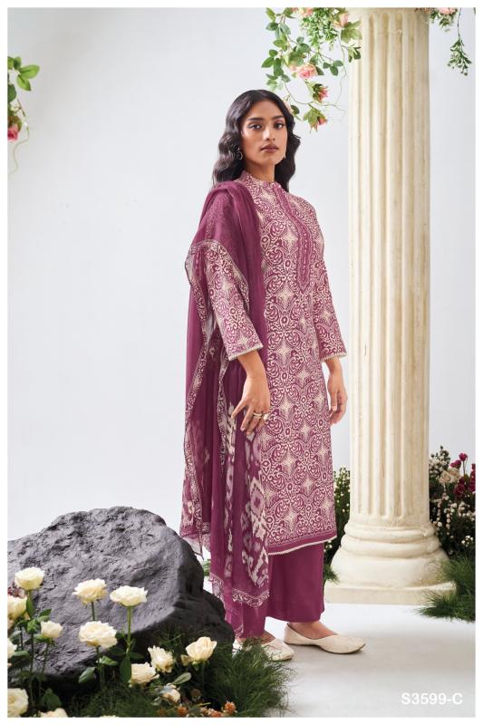 Ganga Christa 3599 catalog wholesale salwar kameez