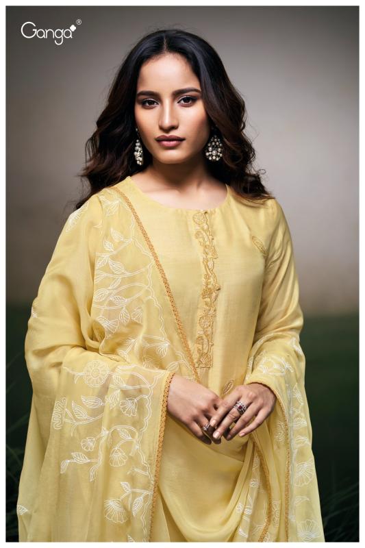 Ganga Elayna 3519 catalog wholesalers for salwar kameez in mumbai
