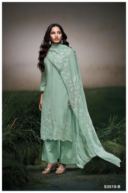 Ganga Elayna 3519 catalog wholesalers for salwar kameez in mumbai