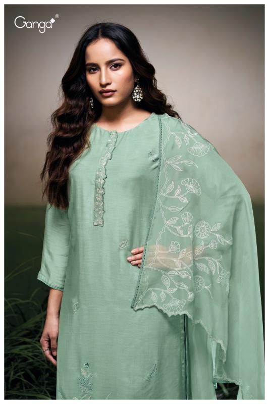 Ganga Elayna 3519 catalog wholesalers for salwar kameez in mumbai