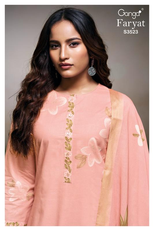 Ganga Faryat 3523 catalog wholesale salwar kameez pakistani