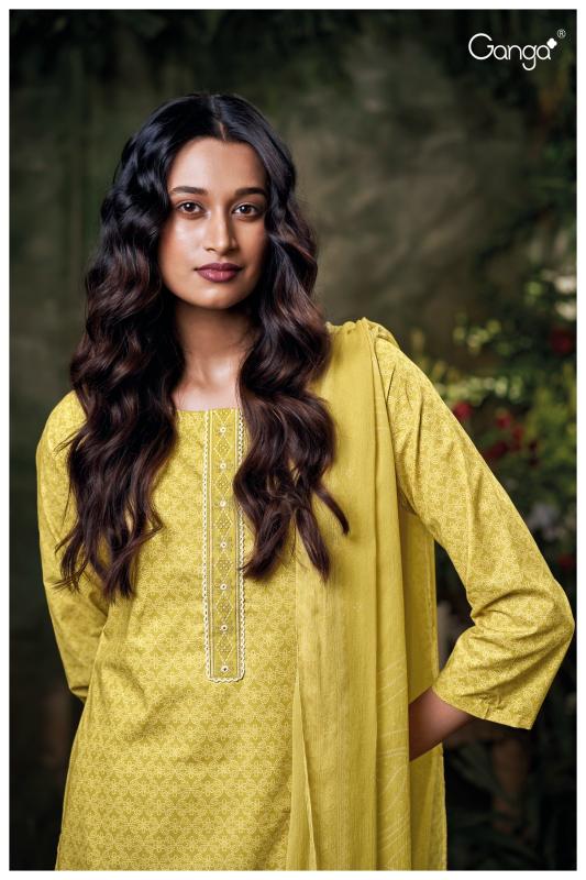 Ganga Frinisa 3583 catalog surat dress materials wholesalers in chennai