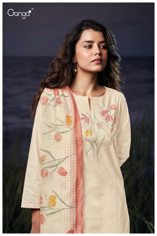 Ganga Gurveen 3558 catalog unstitched salwar kameez wholesalers in mumbai