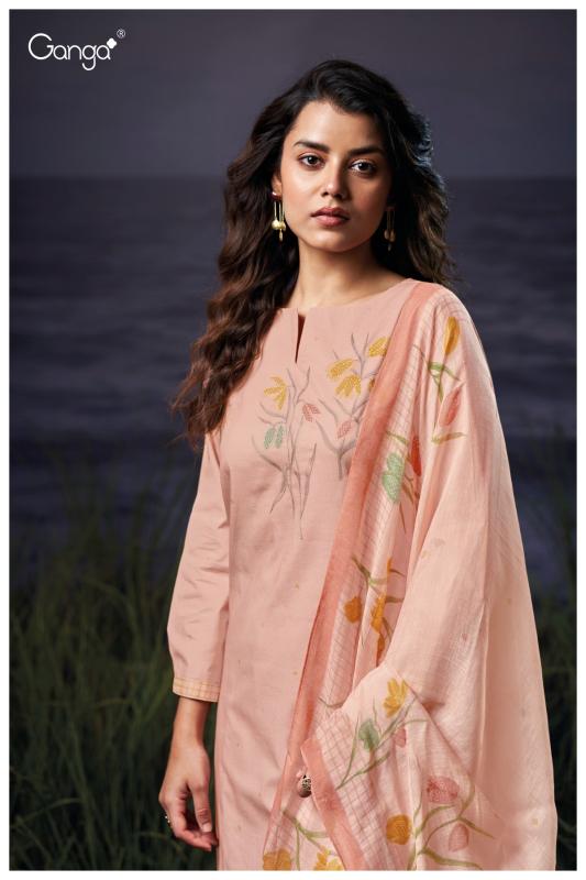 Ganga Gurveen 3558 catalog unstitched salwar kameez wholesalers in mumbai