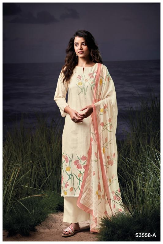 Ganga Gurveen 3558 catalog unstitched salwar kameez wholesalers in mumbai