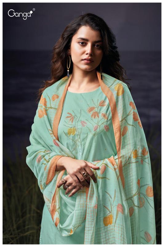 Ganga Gurveen 3558 catalog unstitched salwar kameez wholesalers in mumbai