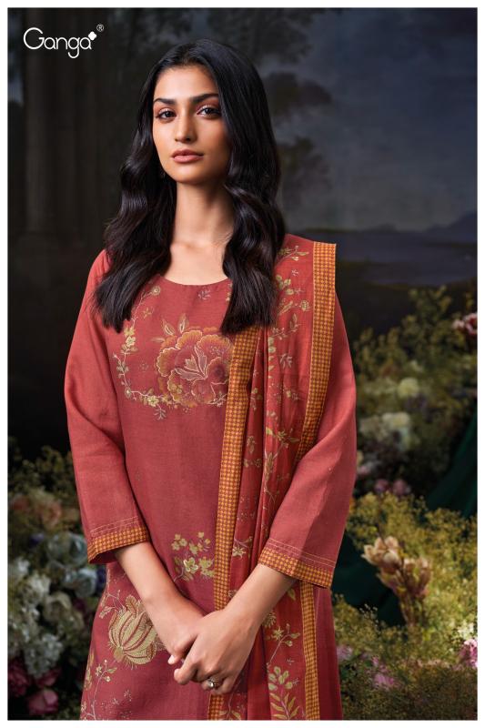 Ganga Idhika 3611 catalog wholesale dealers of salwar kameez in mumbai