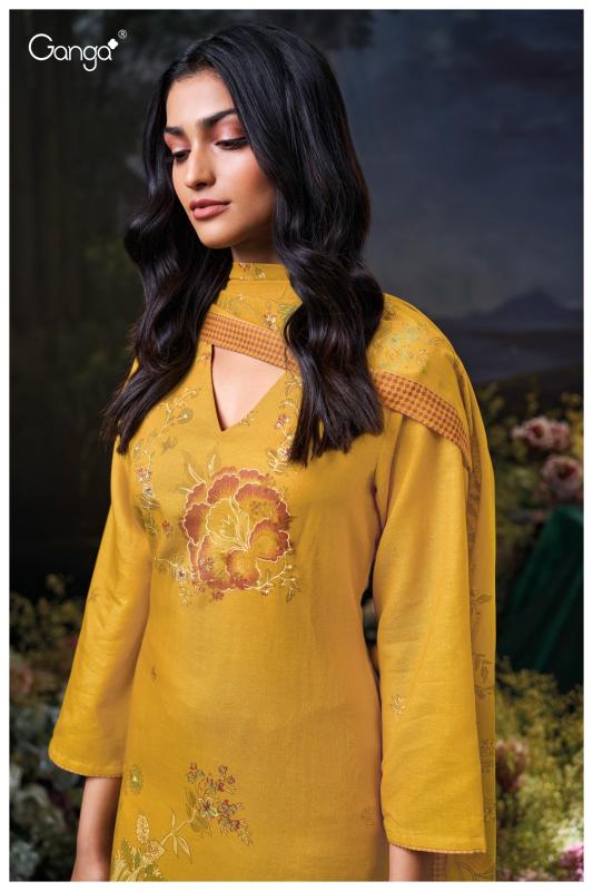 Ganga Idhika 3611 catalog wholesale dealers of salwar kameez in mumbai