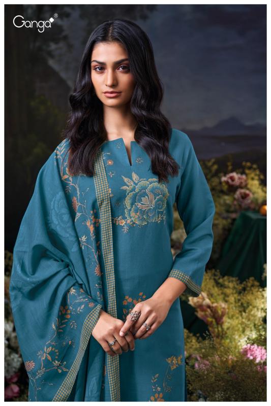 Ganga Idhika 3611 catalog wholesale dealers of salwar kameez in mumbai