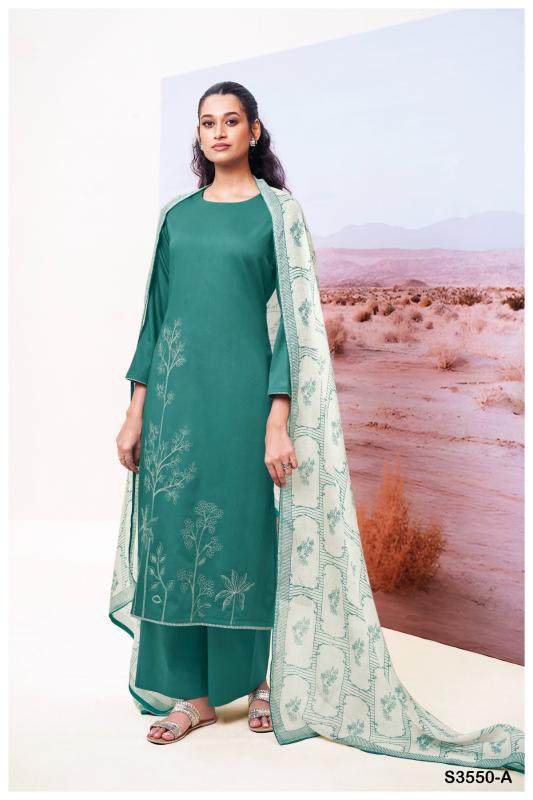 Ganga Isheeta 3550 catalog salwar kameez surat wholesale