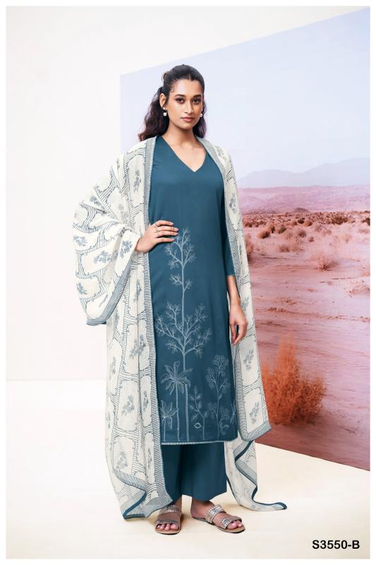 Ganga Isheeta 3550 catalog salwar kameez surat wholesale