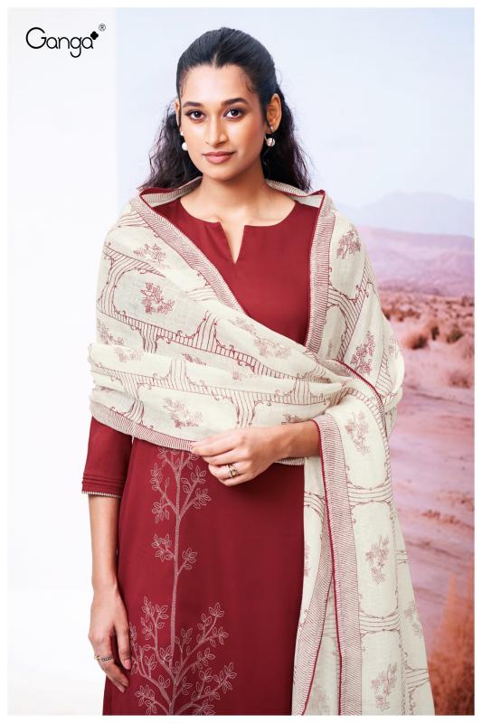 Ganga Isheeta 3550 catalog salwar kameez surat wholesale