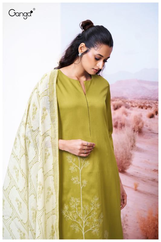 Ganga Isheeta 3550 catalog salwar kameez surat wholesale