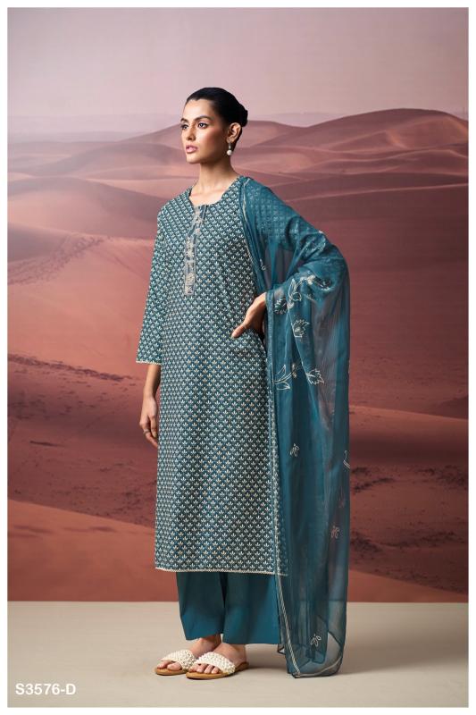 Ganga Kairavi 3576 catalog designer salwar kameez at wholesale price